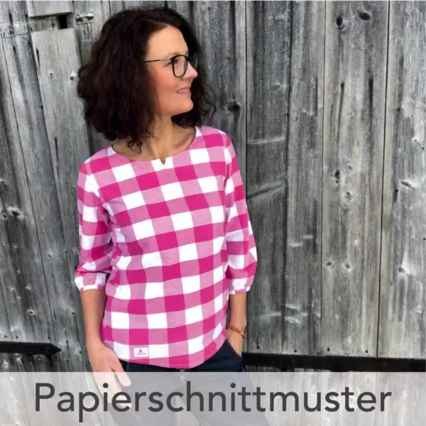 Papier Schnittmuster Damen Bluse Alma in Gr. 34-46 