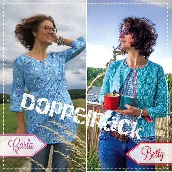 Betty + Carla Schnittmuster und Nähanleitung, Doppelpack