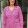 Basic-Pulli mit V-Ausschnitt