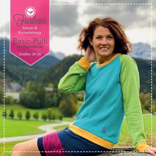 Basic-Pulli mit Raglan