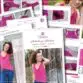 Wasserfall-Shirt Rosa in Gr. 34-50