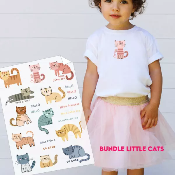 Bügelbild Little Cats -Bundle-