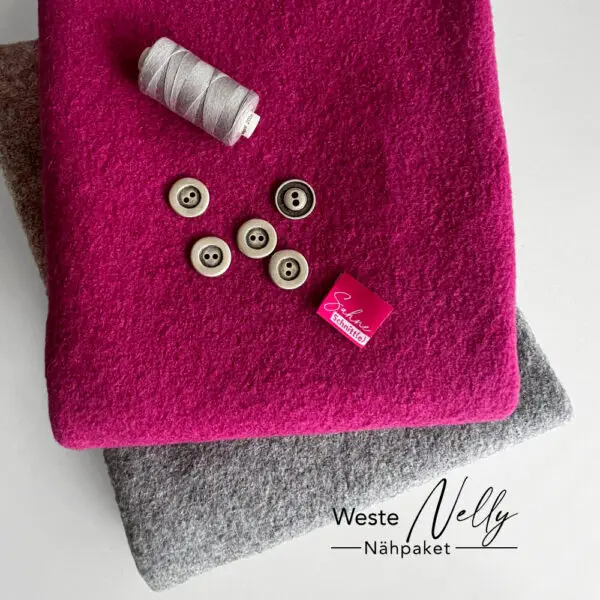 Nähpaket Weste Nelly, pink