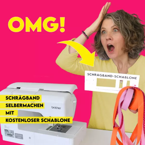 Schrägband-Schablone